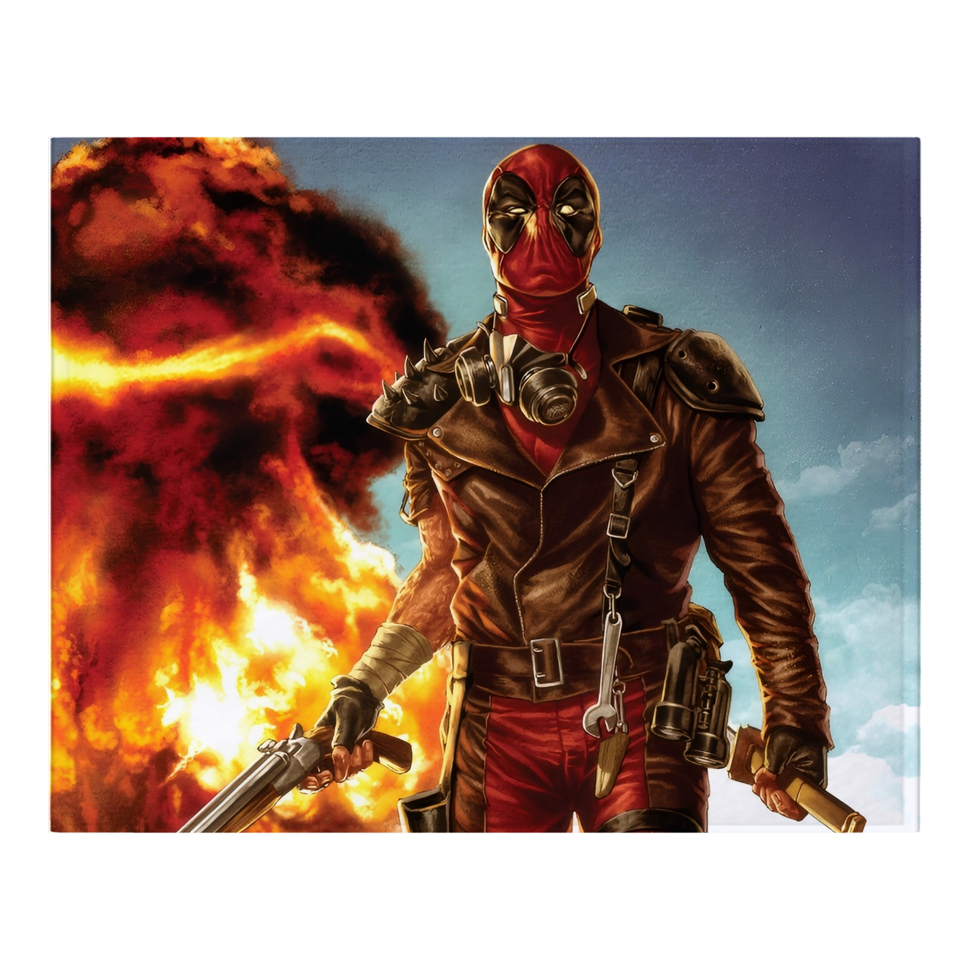 （画像用） Deadpool デッドプール フランネルブランケット・多サイズ対応（横型）