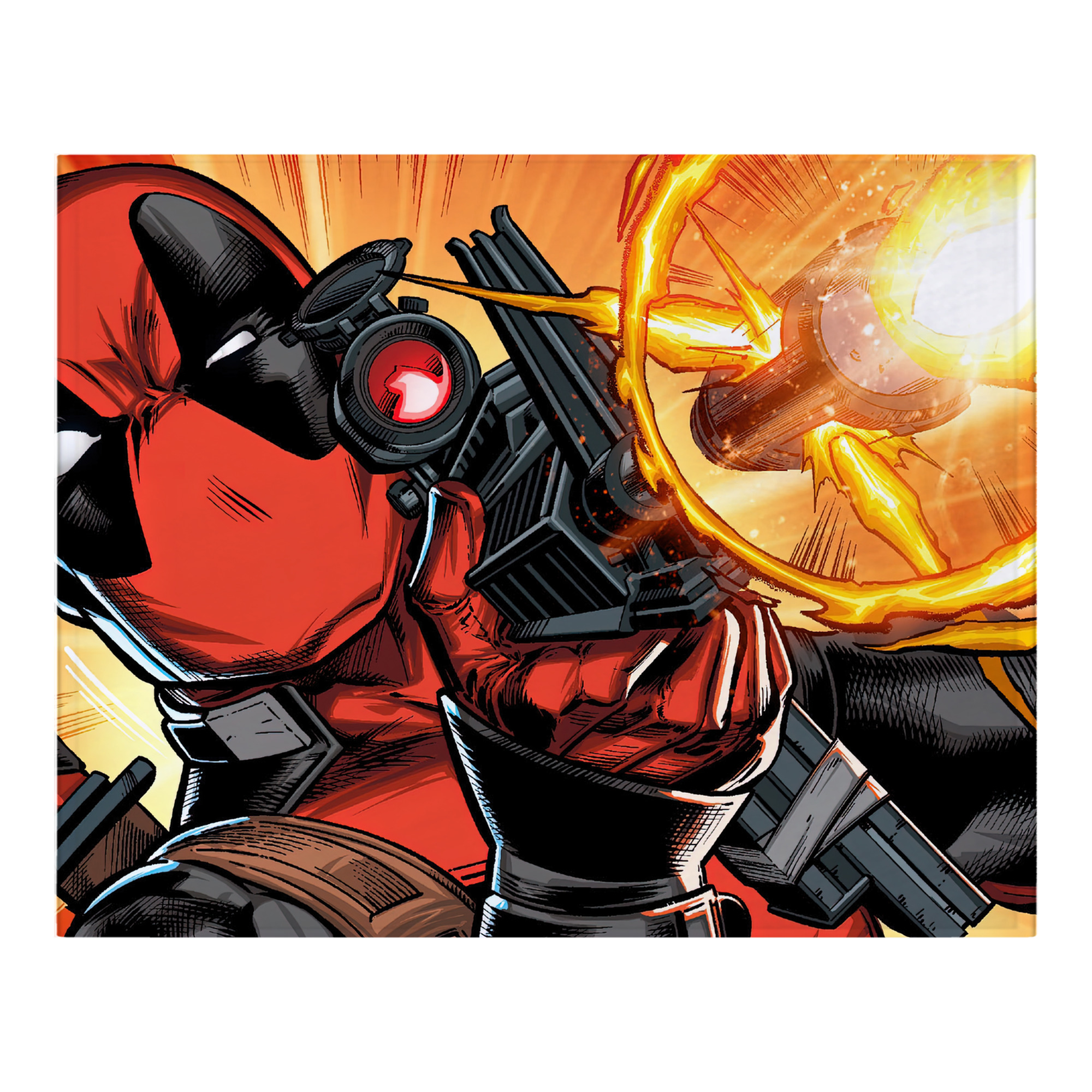 （画像用） Deadpool デッドプール フランネルブランケット・多サイズ対応（横型）