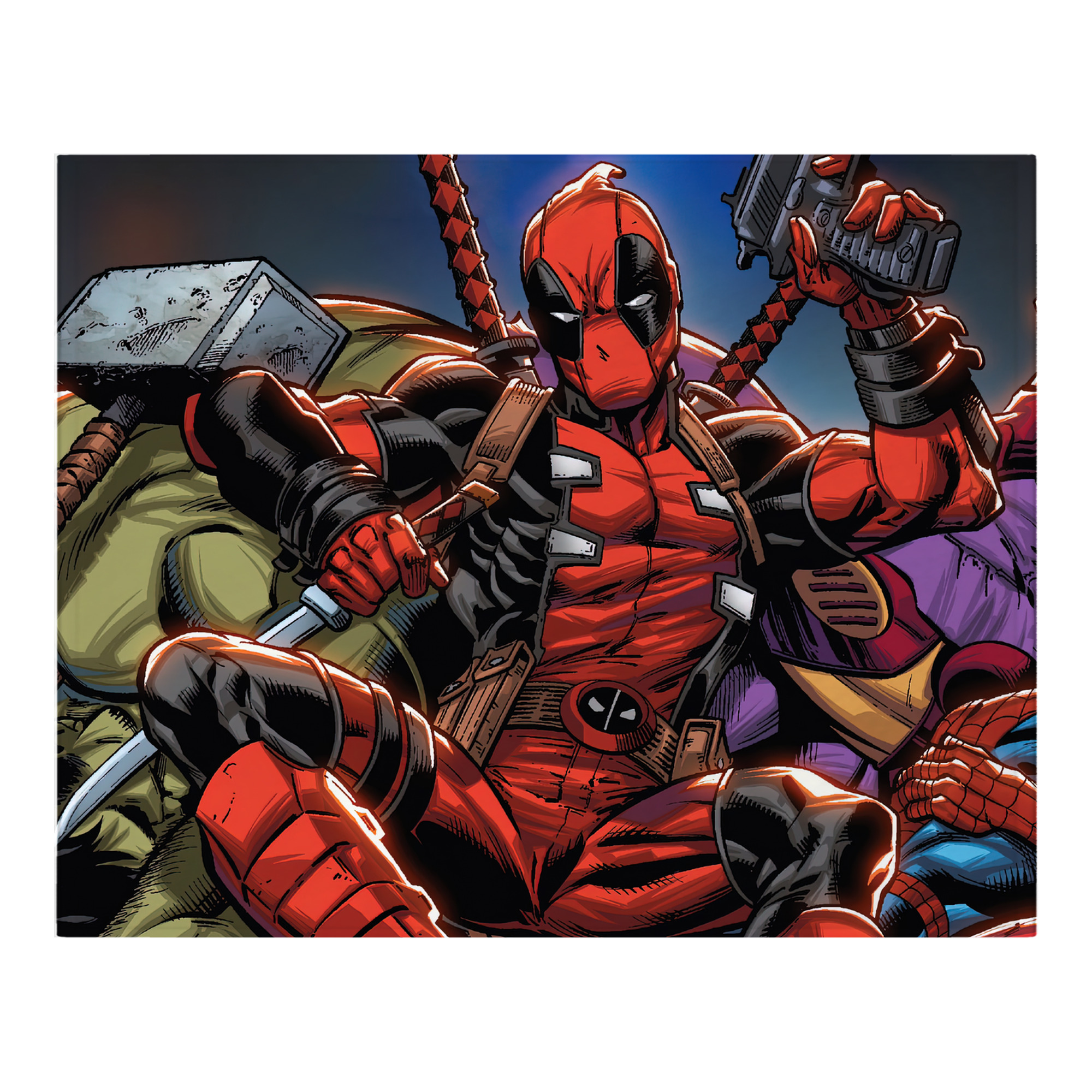 （画像用） Deadpool デッドプール フランネルブランケット・多サイズ対応（横型）