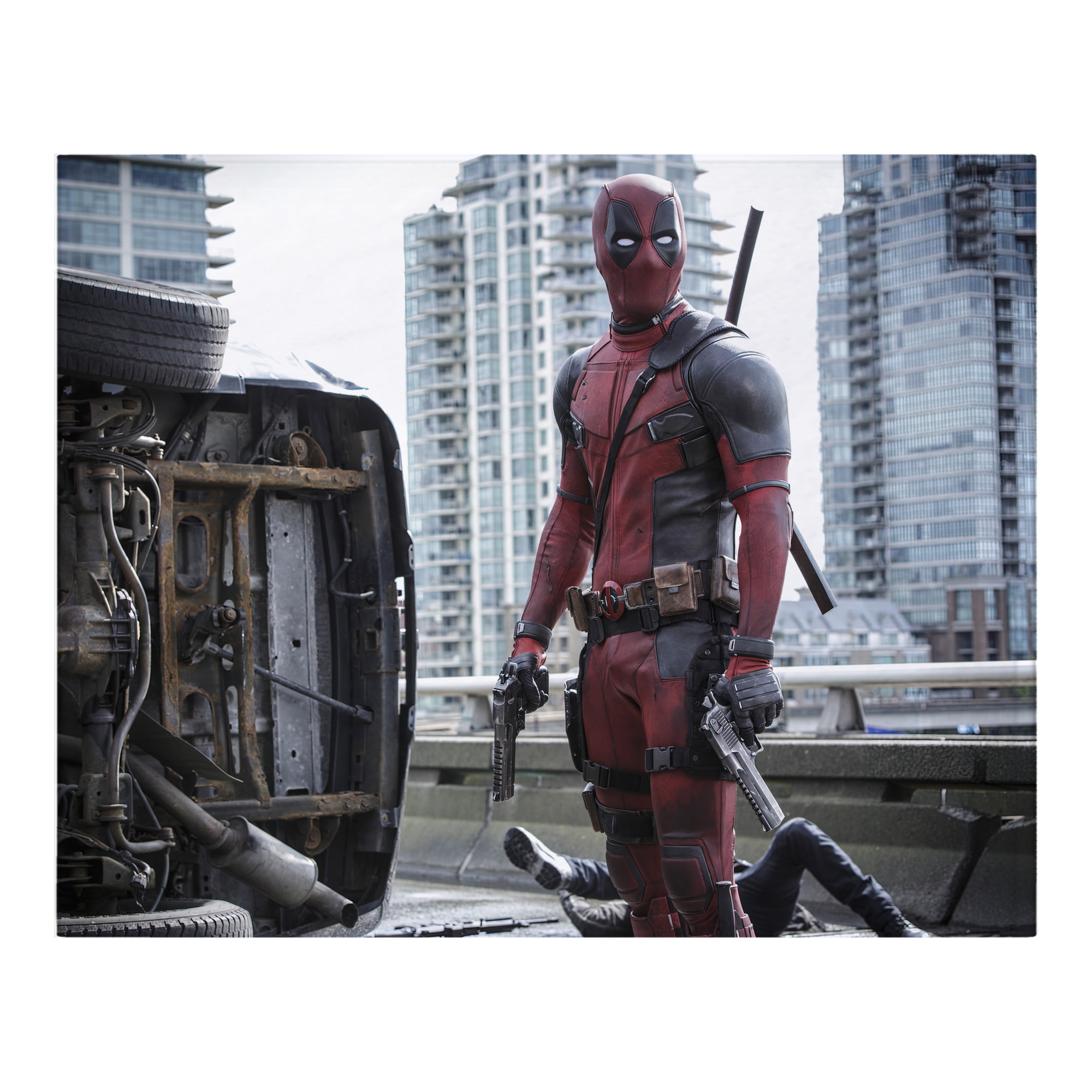（画像用） Deadpool デッドプール フランネルブランケット・多サイズ対応（横型）
