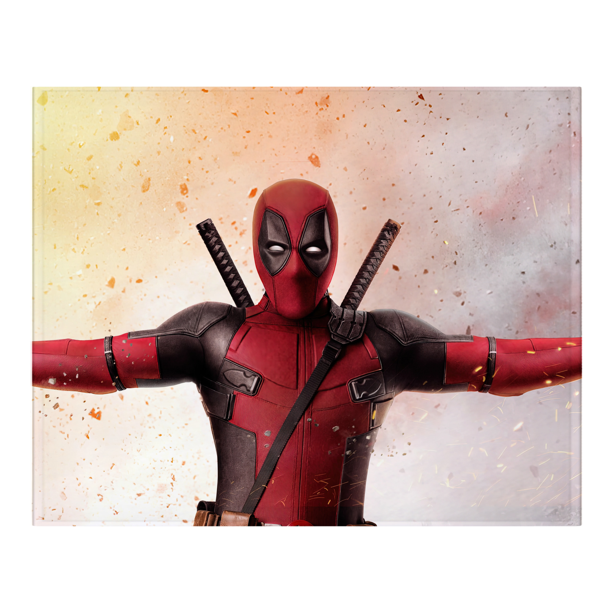 （画像用） Deadpool デッドプール フランネルブランケット・多サイズ対応（横型）