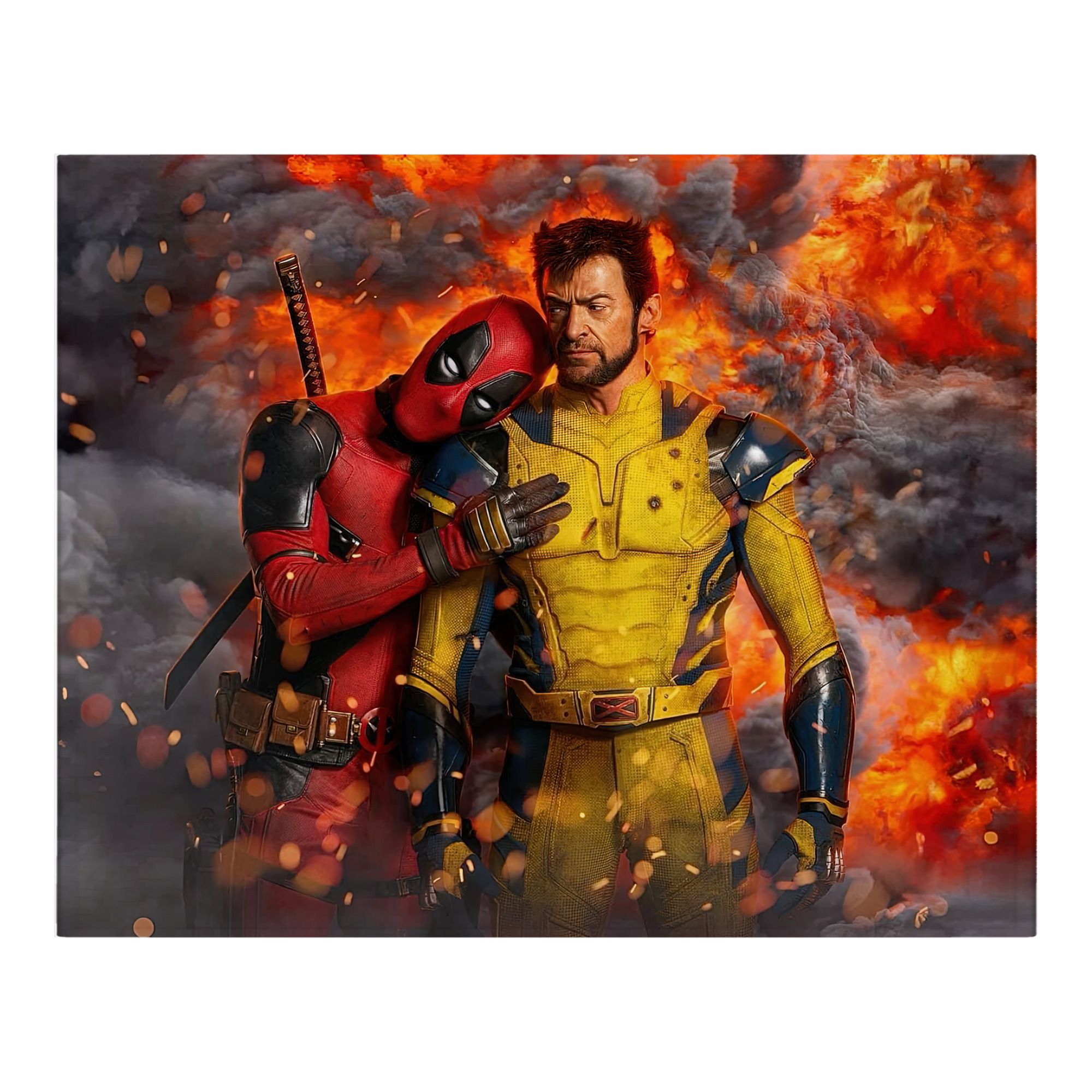 （画像用） Deadpool デッドプール フランネルブランケット・多サイズ対応（横型）