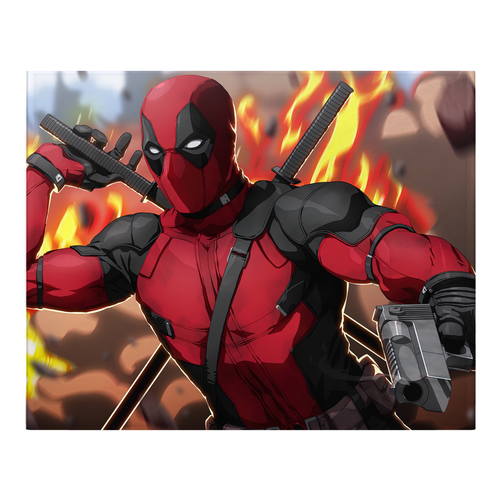 （画像用） Deadpool デッドプール フランネルブランケット・多サイズ対応（横型）