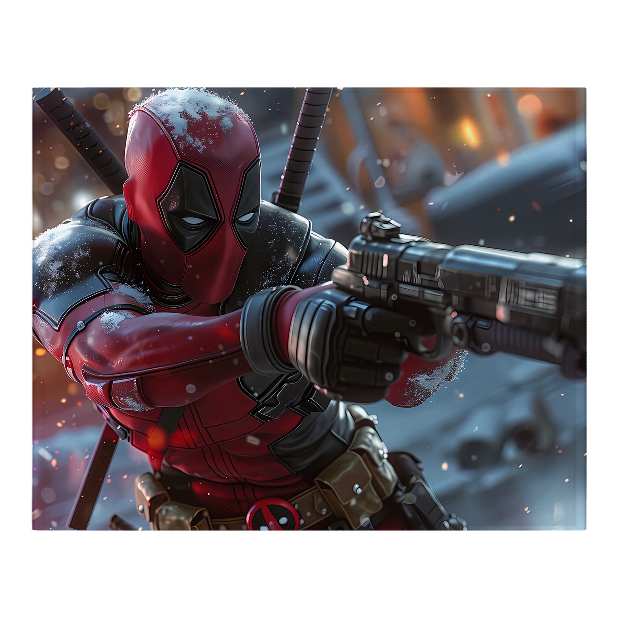 （画像用） Deadpool デッドプール フランネルブランケット・多サイズ対応（横型）