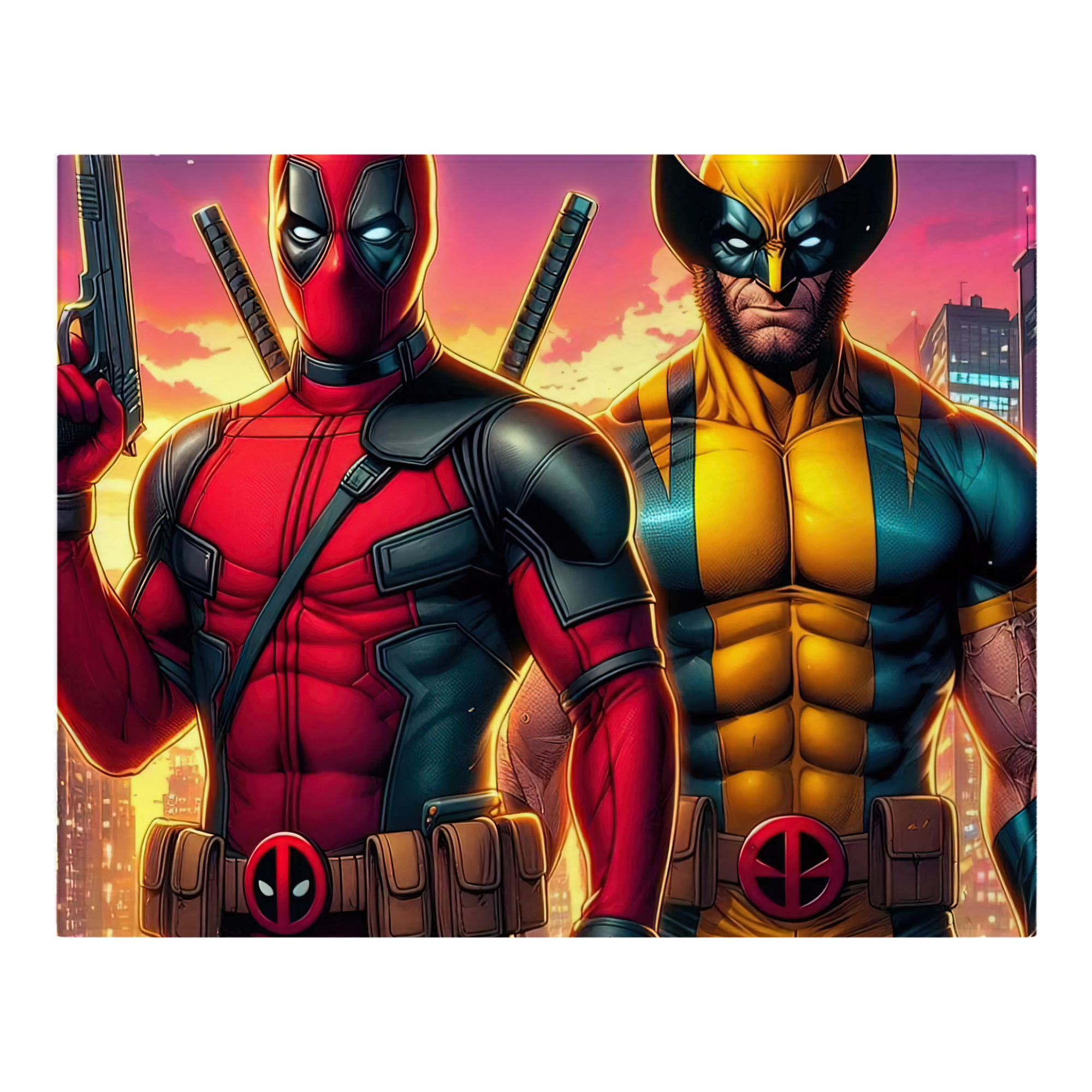 （画像用） Deadpool デッドプール フランネルブランケット・多サイズ対応（横型）