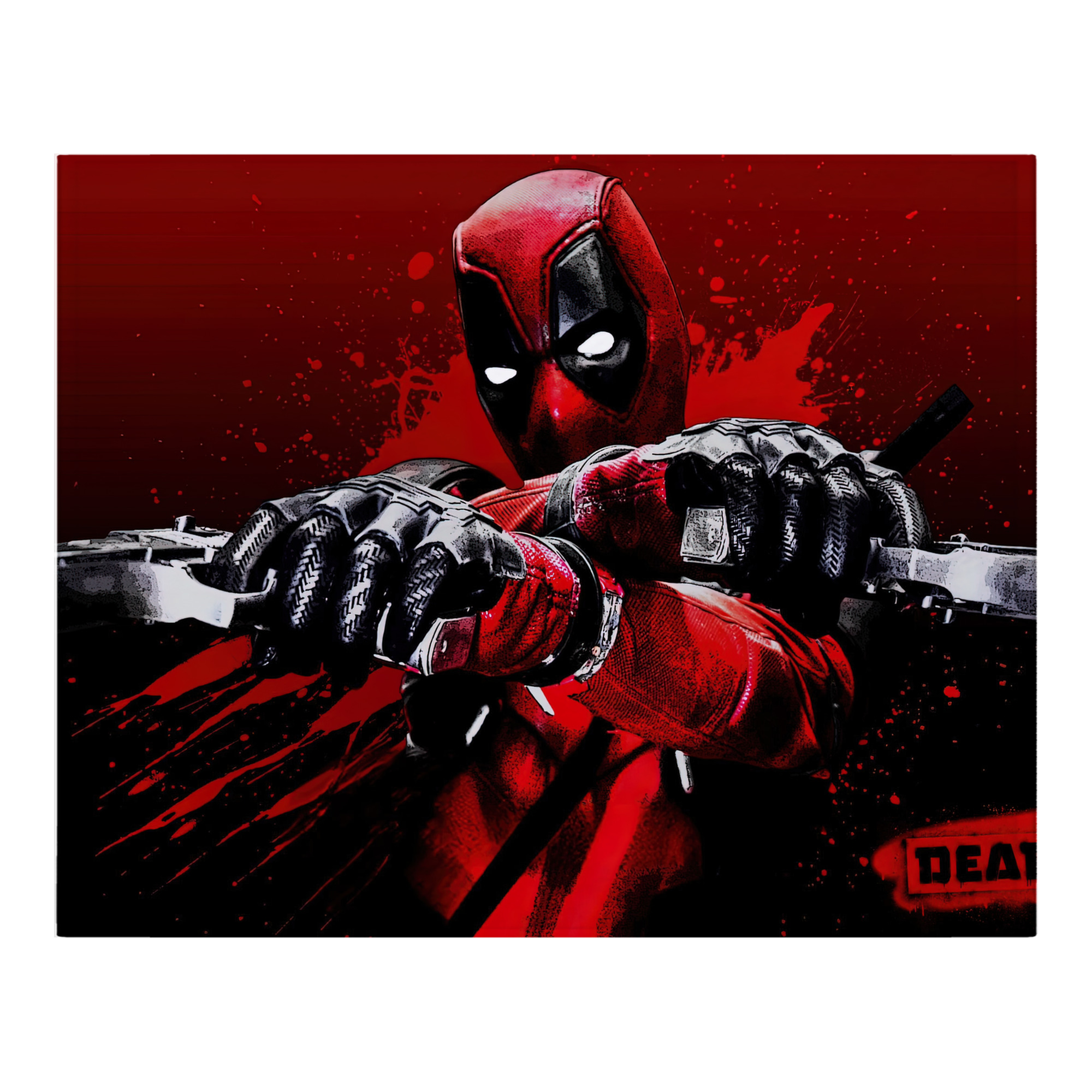 （画像用） Deadpool デッドプール フランネルブランケット・多サイズ対応（横型）