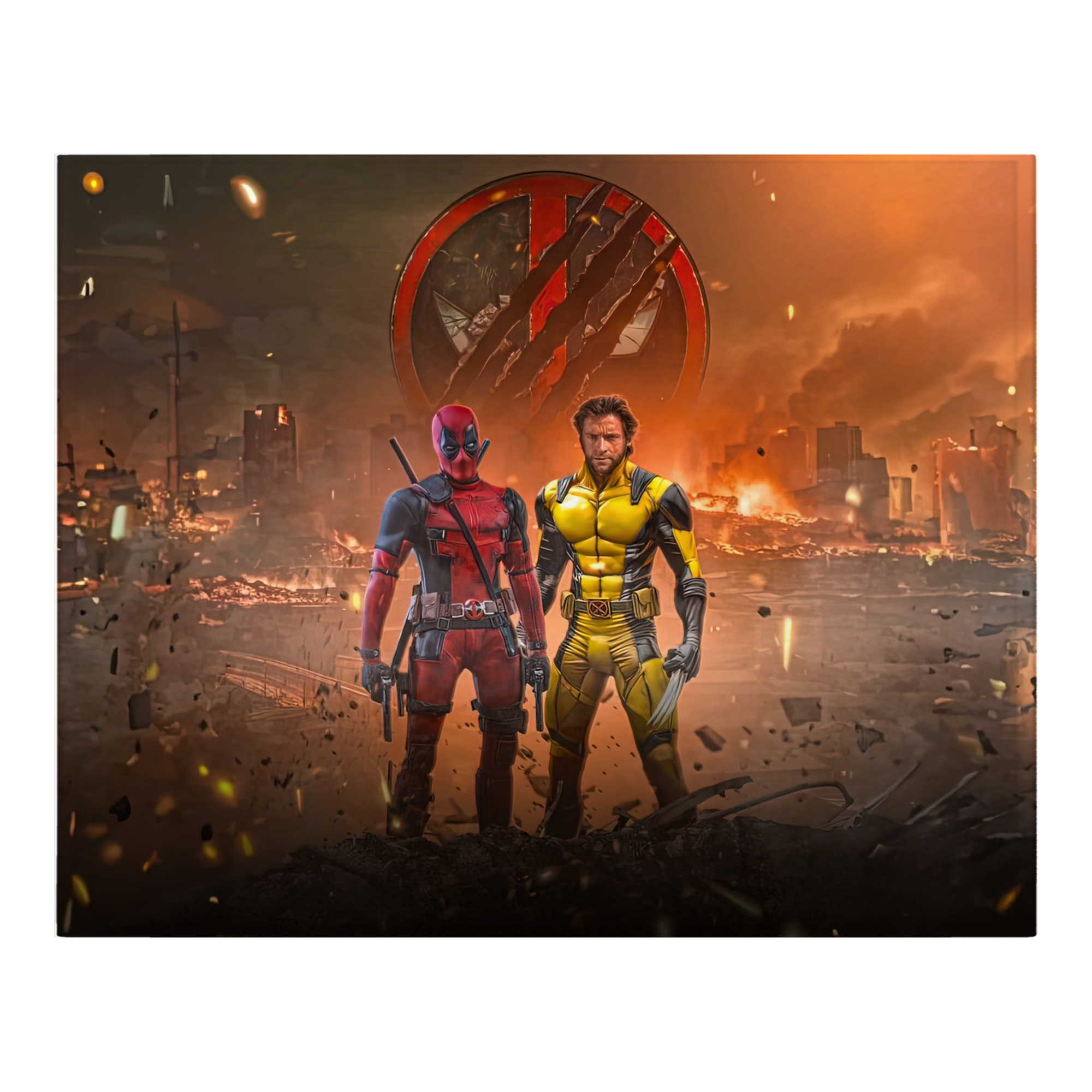 （画像用） Deadpool デッドプール フランネルブランケット・多サイズ対応（横型）