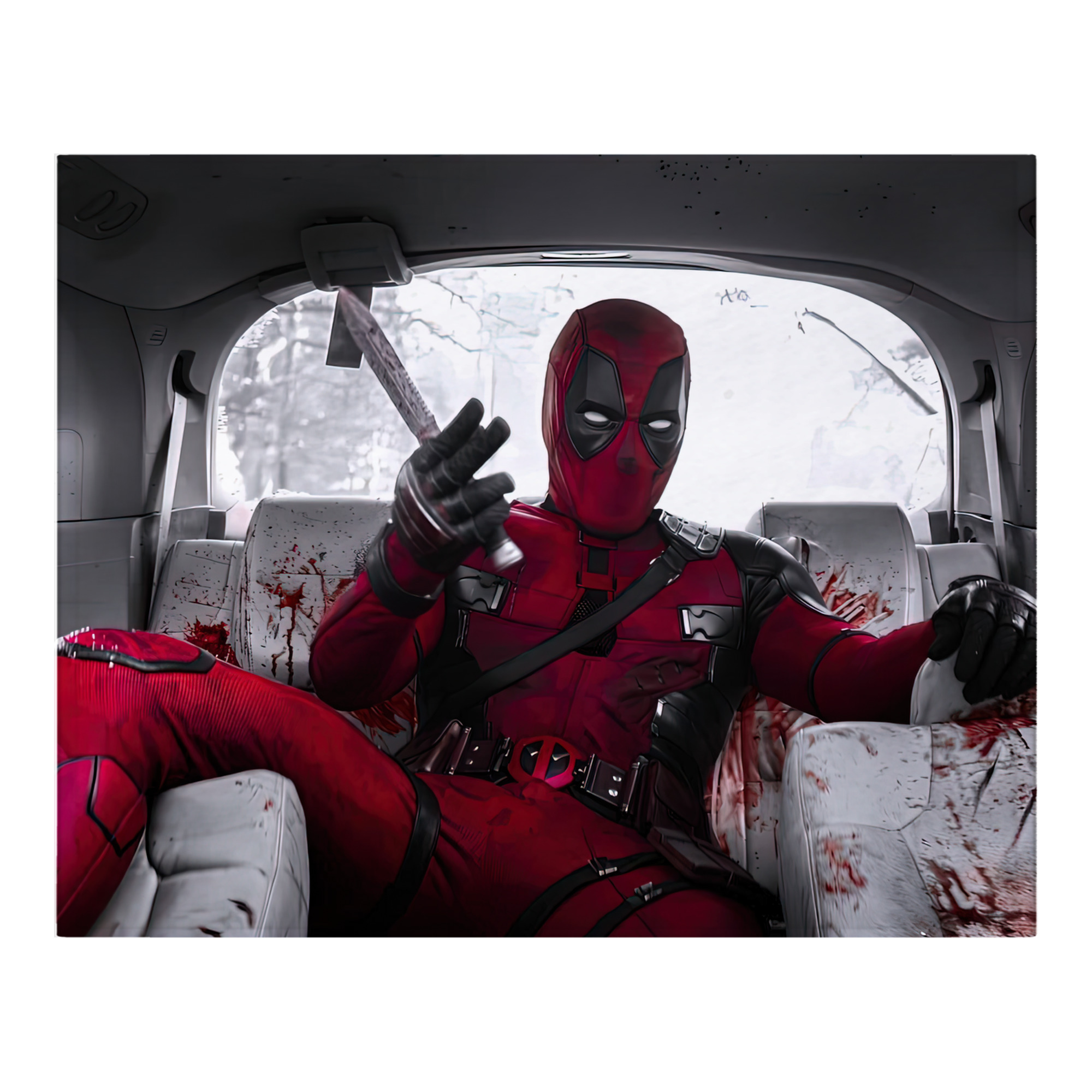 （画像用） Deadpool デッドプール フランネルブランケット・多サイズ対応（横型）