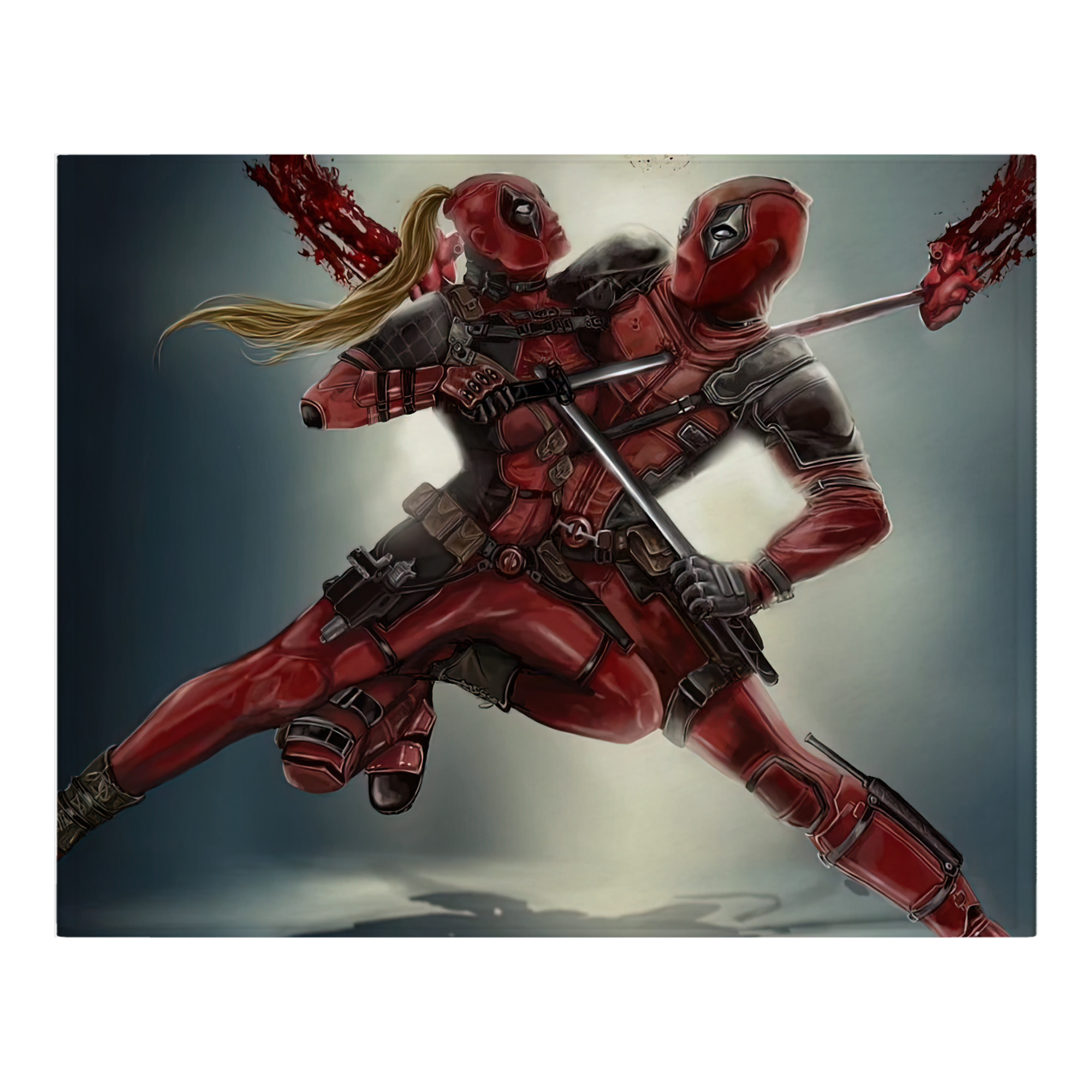 （画像用） Deadpool デッドプール フランネルブランケット・多サイズ対応（横型）