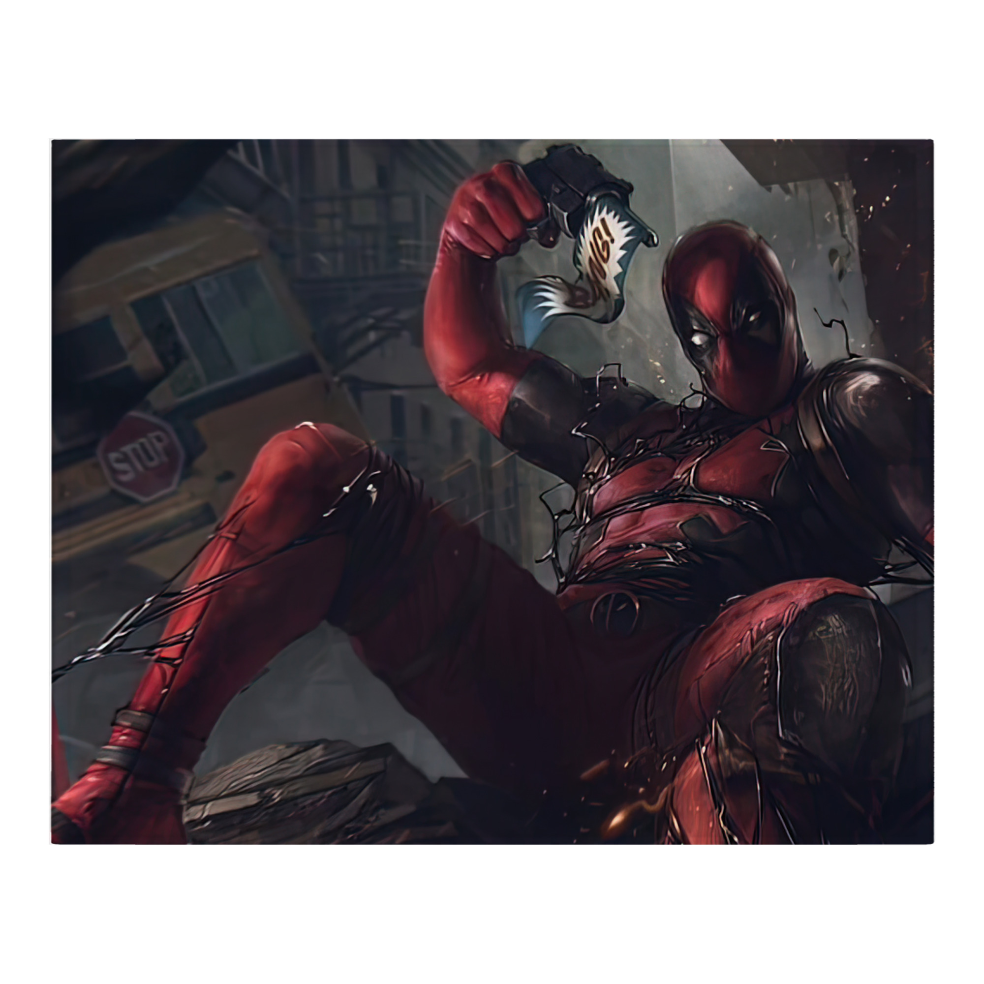 （画像用） Deadpool デッドプール フランネルブランケット・多サイズ対応（横型）