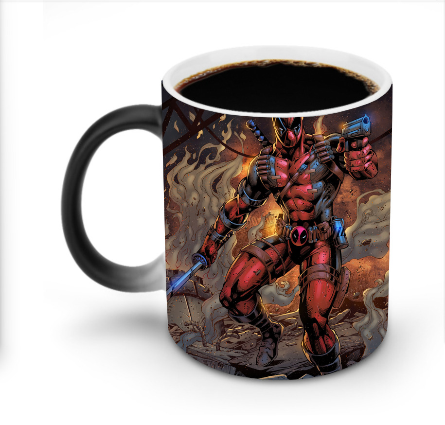 （画像用） Deadpool デッドプール 温度変色マグカップ