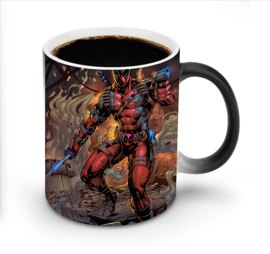 （画像用） Deadpool デッドプール 温度変色マグカップ