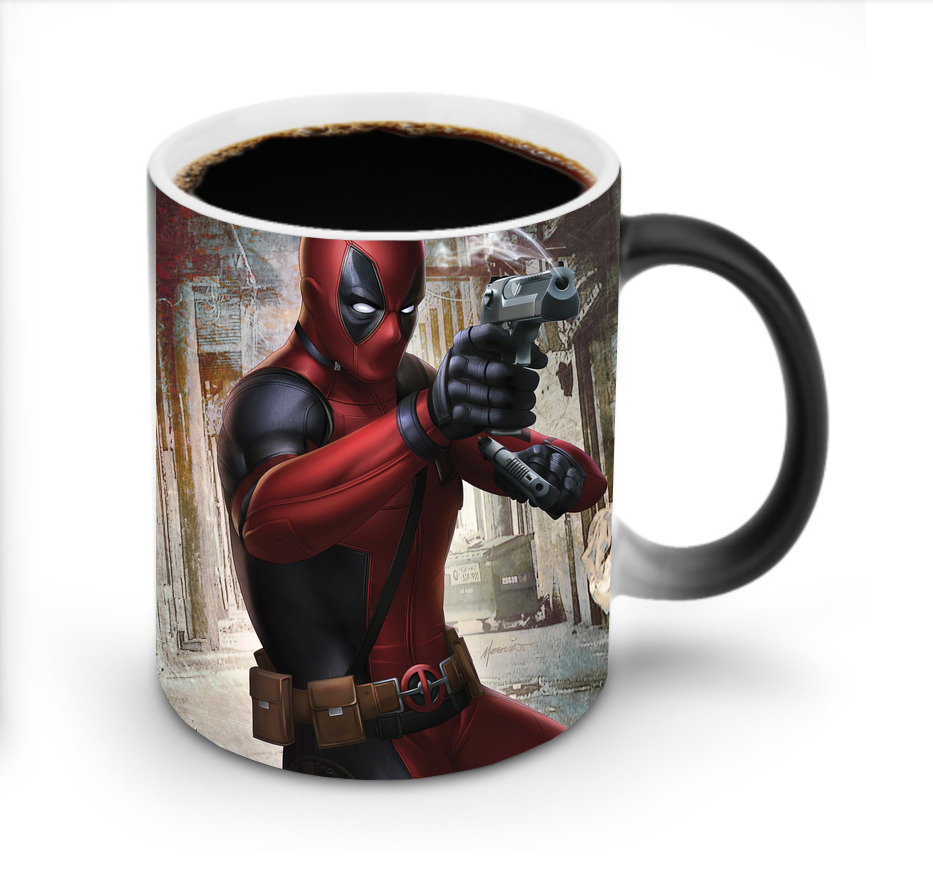 （画像用） Deadpool デッドプール 温度変色マグカップ