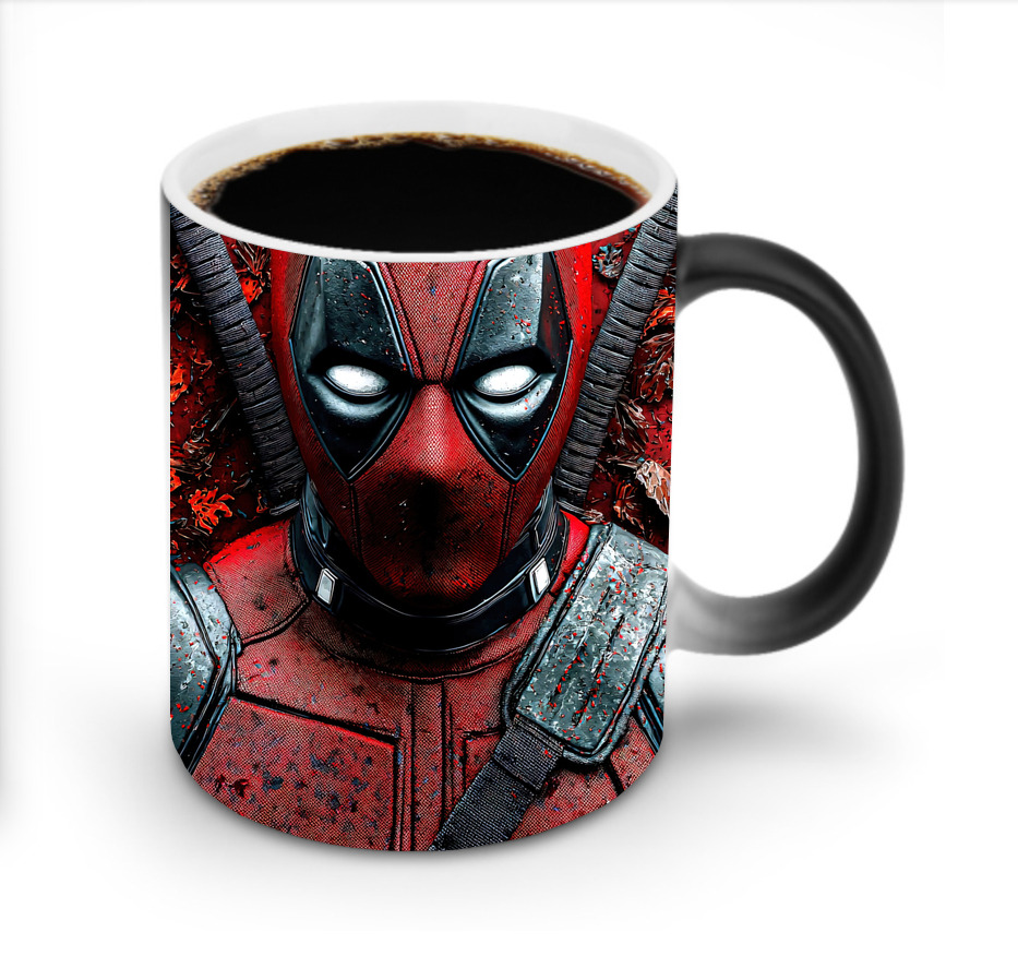 （画像用） Deadpool デッドプール 温度変色マグカップ