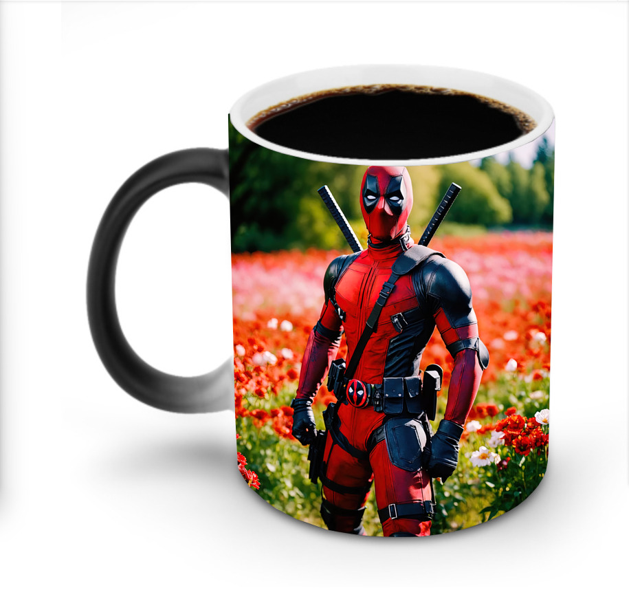 （画像用） Deadpool デッドプール 温度変色マグカップ