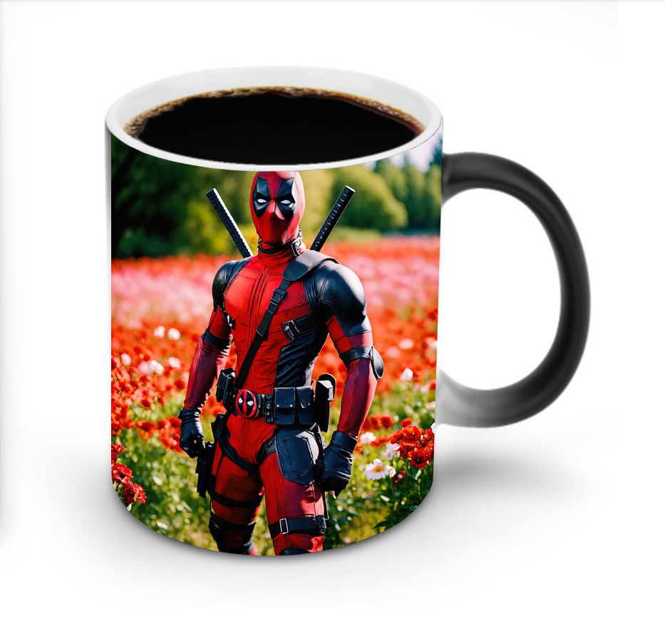 （画像用） Deadpool デッドプール 温度変色マグカップ