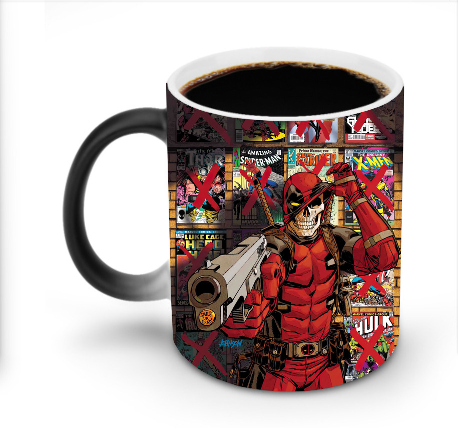 （画像用） Deadpool デッドプール 温度変色マグカップ