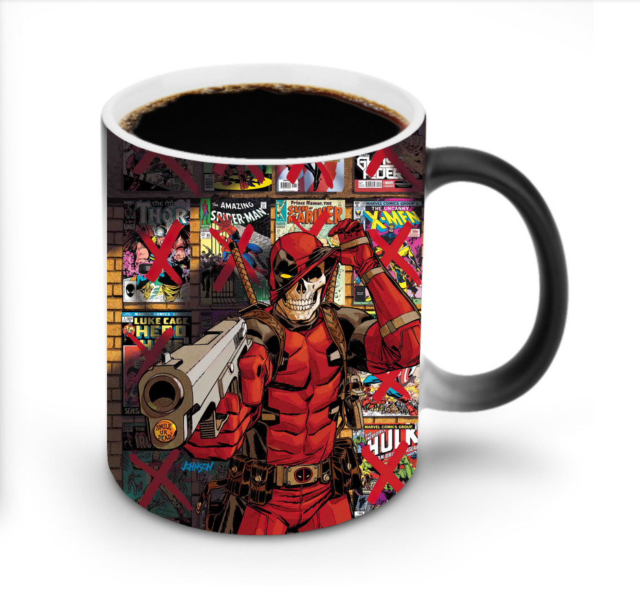 （画像用） Deadpool デッドプール 温度変色マグカップ