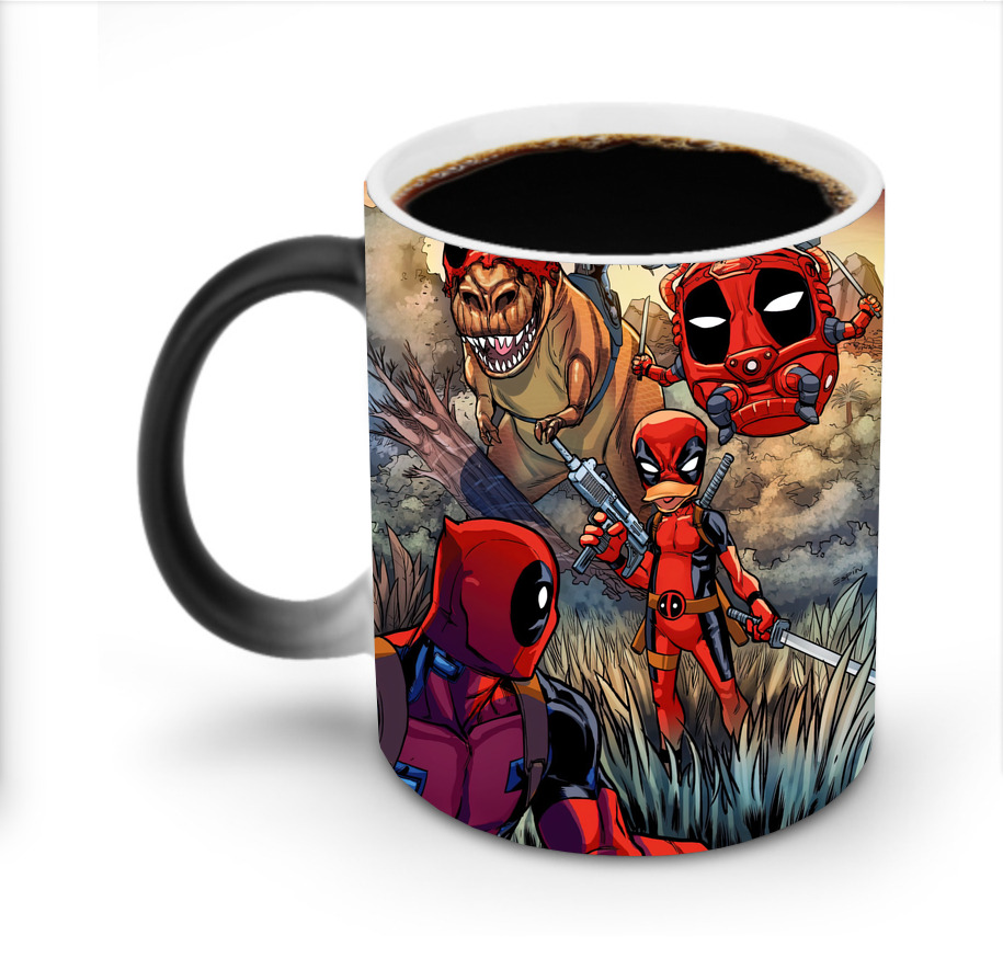 （画像用） Deadpool デッドプール 温度変色マグカップ
