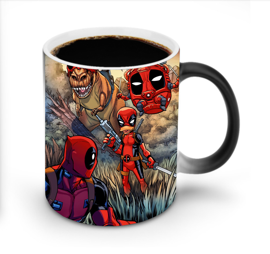 （画像用） Deadpool デッドプール 温度変色マグカップ