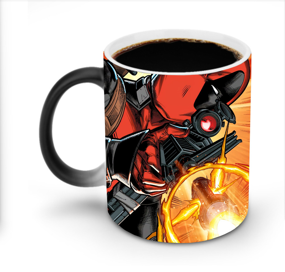 （画像用） Deadpool デッドプール 温度変色マグカップ