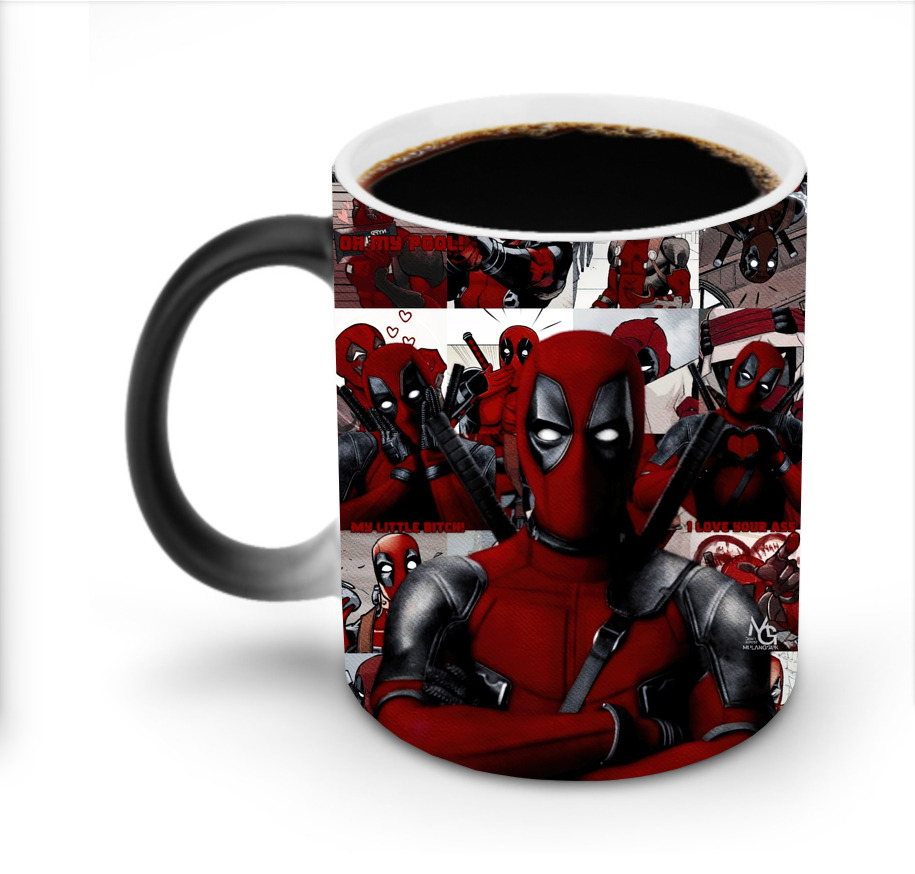 （画像用） Deadpool デッドプール 温度変色マグカップ