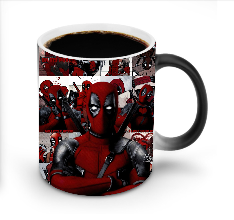 （画像用） Deadpool デッドプール 温度変色マグカップ