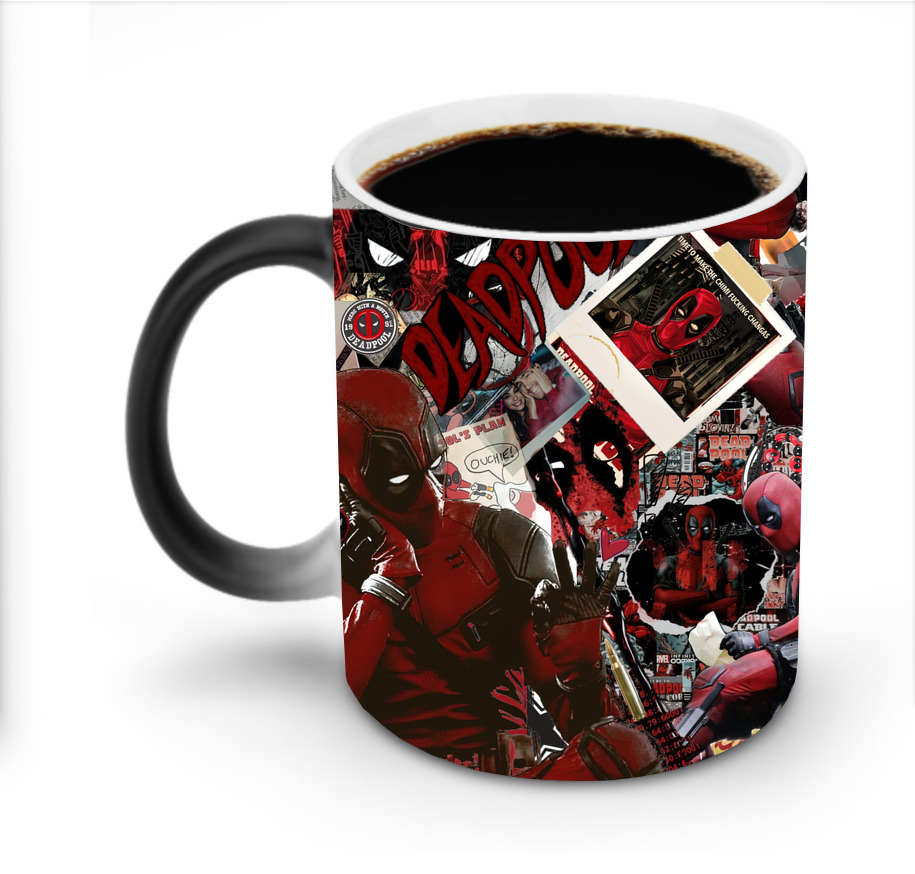 （画像用） Deadpool デッドプール 温度変色マグカップ