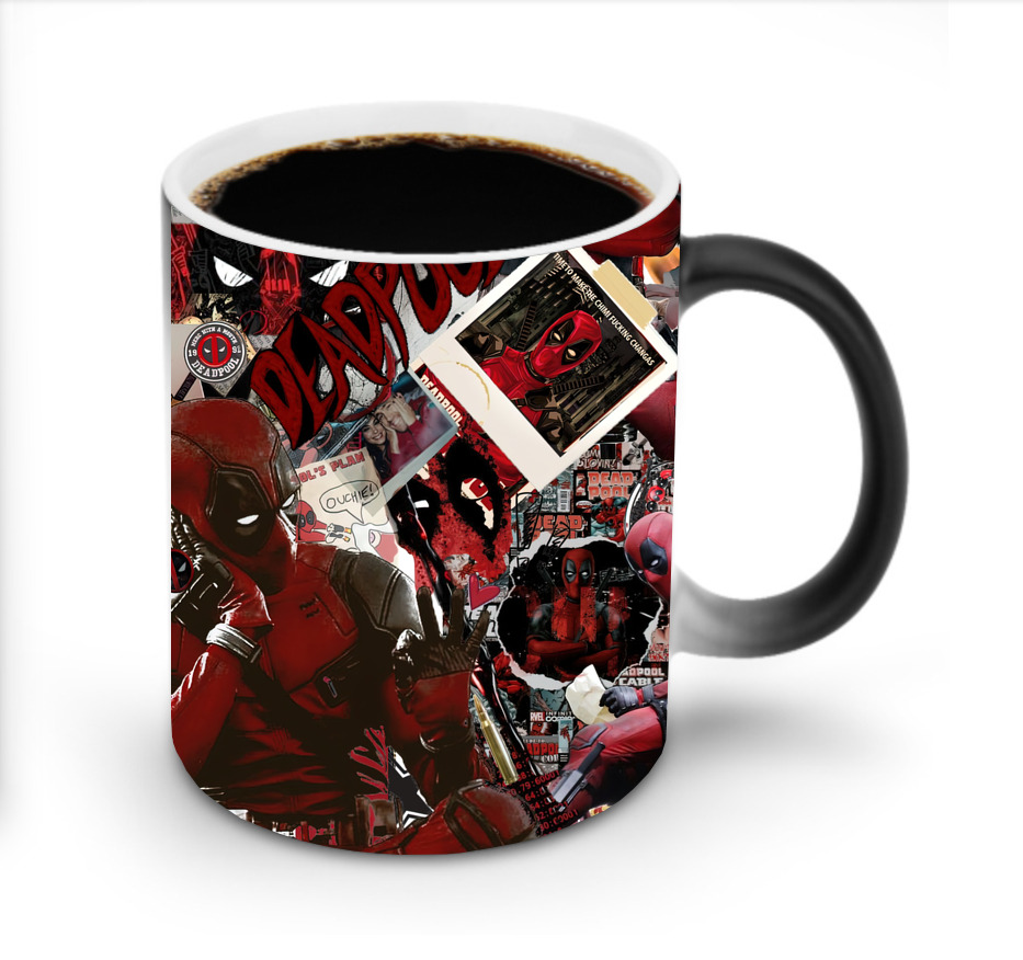 （画像用） Deadpool デッドプール 温度変色マグカップ