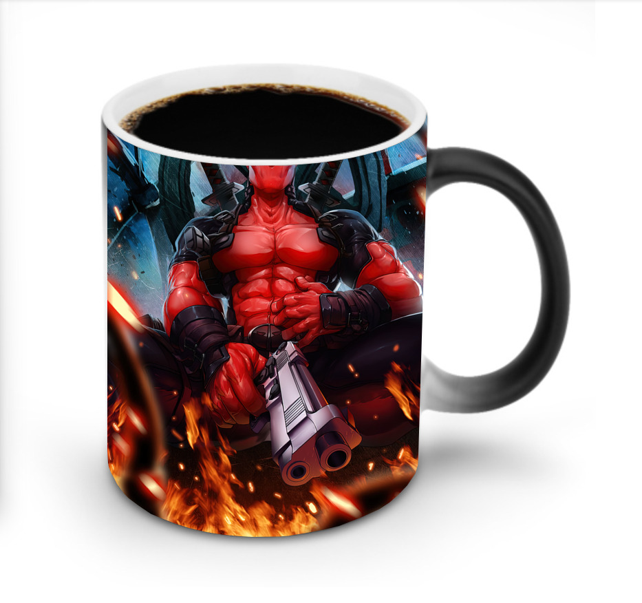 （画像用） Deadpool デッドプール 温度変色マグカップ