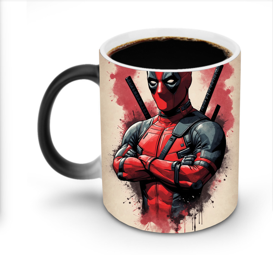 （画像用） Deadpool デッドプール 温度変色マグカップ
