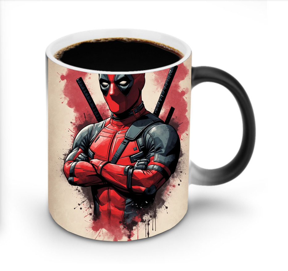 （画像用） Deadpool デッドプール 温度変色マグカップ