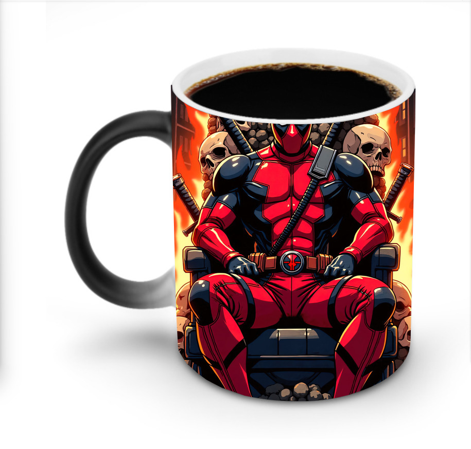 （画像用） Deadpool デッドプール 温度変色マグカップ