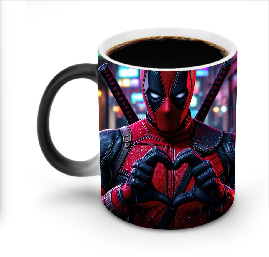 （画像用） Deadpool デッドプール 温度変色マグカップ