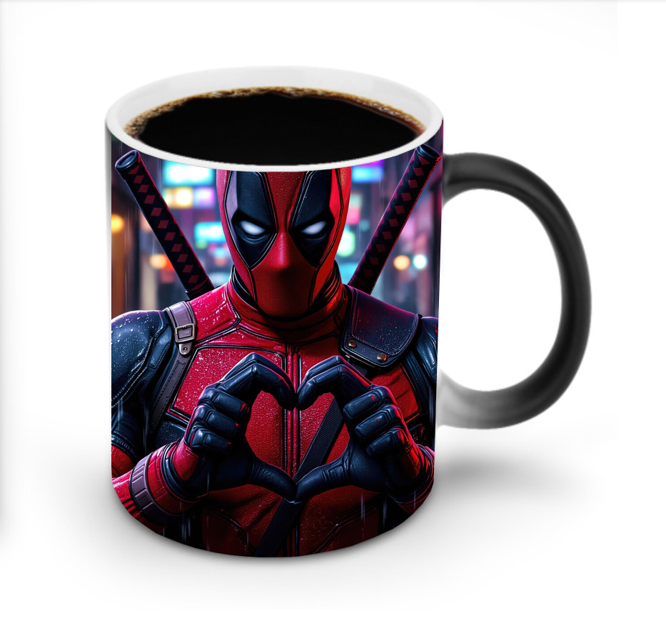 （画像用） Deadpool デッドプール 温度変色マグカップ