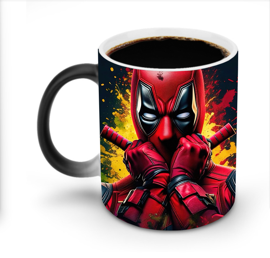 （画像用） Deadpool デッドプール 温度変色マグカップ