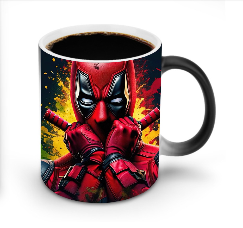 （画像用） Deadpool デッドプール 温度変色マグカップ