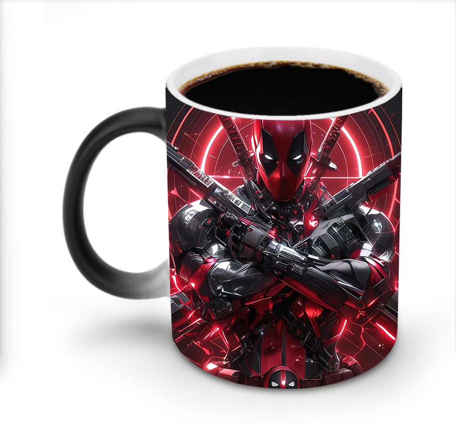 （画像用） Deadpool デッドプール 温度変色マグカップ