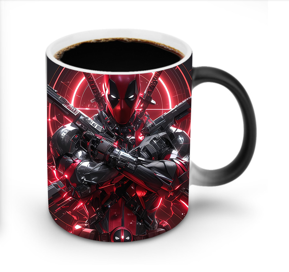 （画像用） Deadpool デッドプール 温度変色マグカップ