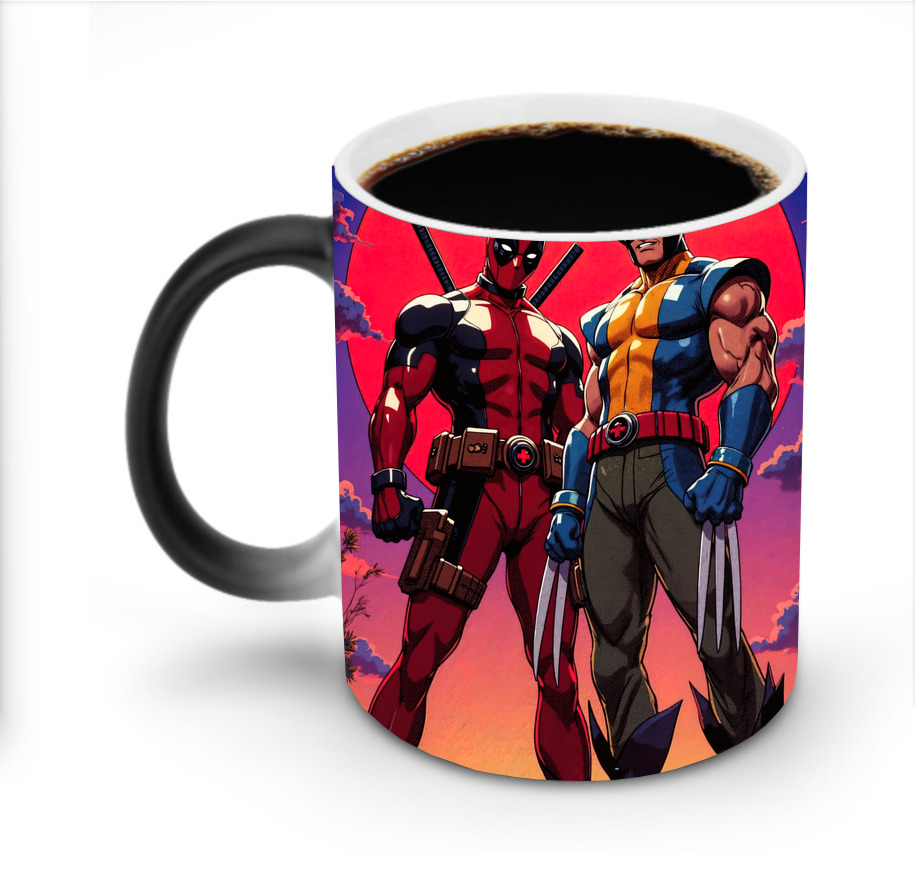 （画像用） Deadpool デッドプール 温度変色マグカップ