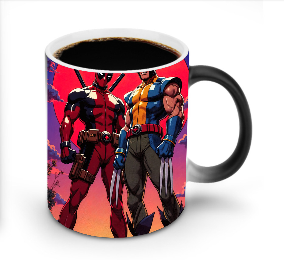 （画像用） Deadpool デッドプール 温度変色マグカップ