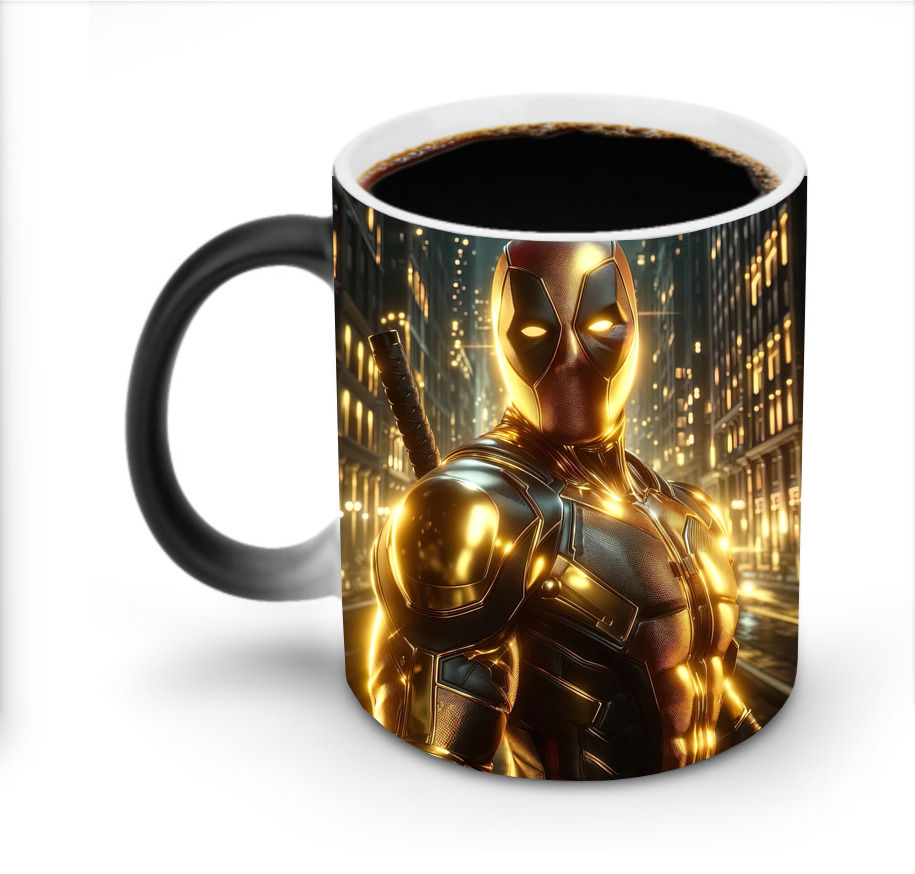 （画像用） Deadpool デッドプール 温度変色マグカップ