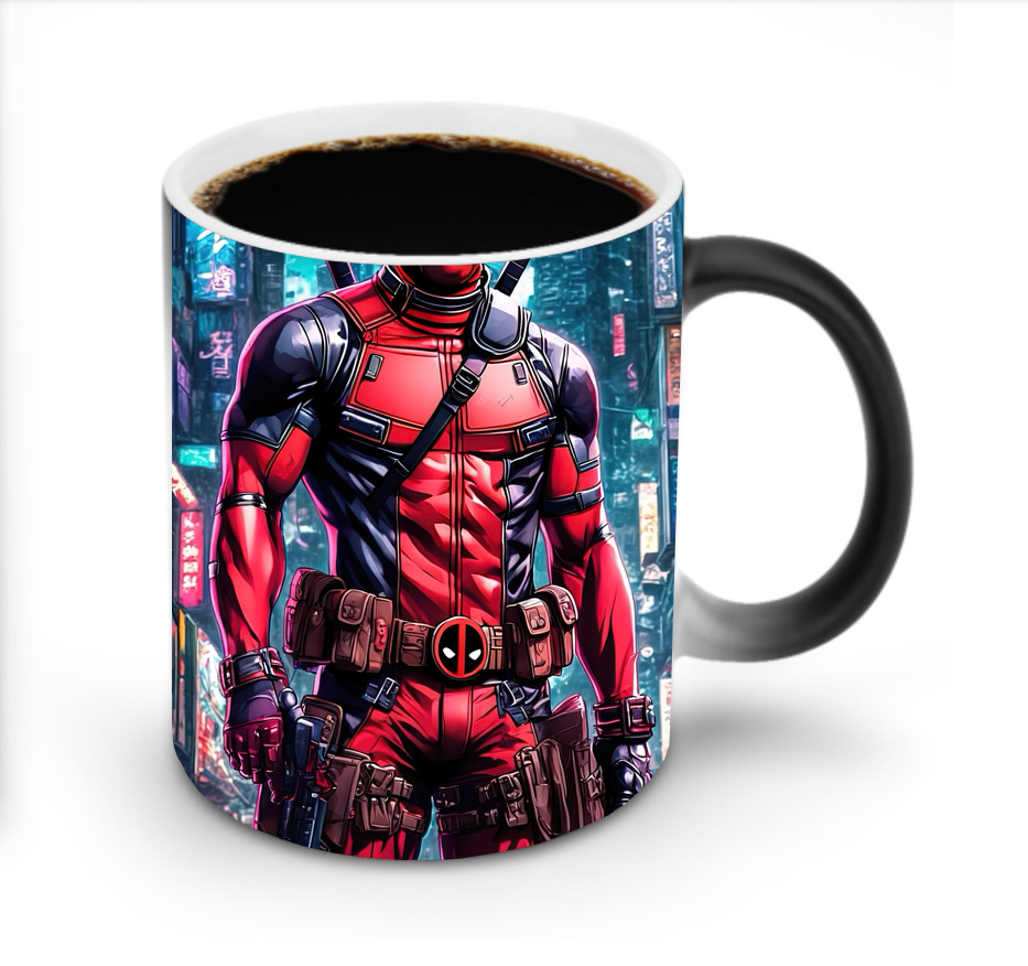 （画像用） Deadpool デッドプール 温度変色マグカップ
