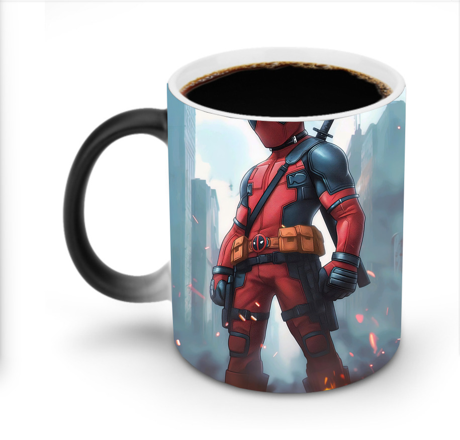 （画像用） Deadpool デッドプール 温度変色マグカップ