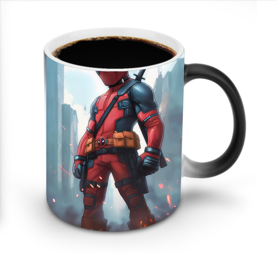 （画像用） Deadpool デッドプール 温度変色マグカップ