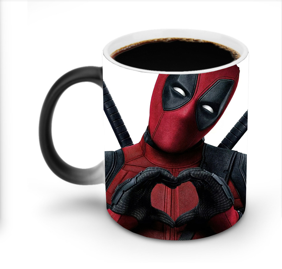 （画像用） Deadpool デッドプール 温度変色マグカップ