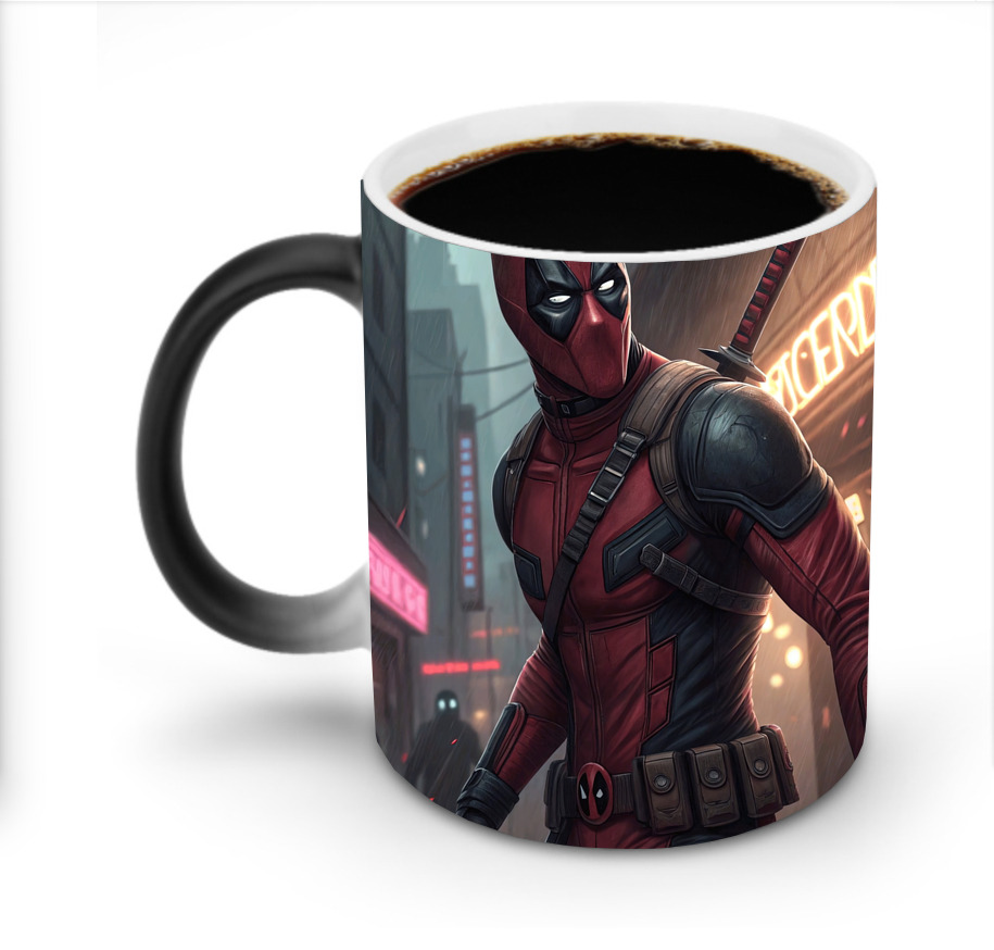 （画像用） Deadpool デッドプール 温度変色マグカップ