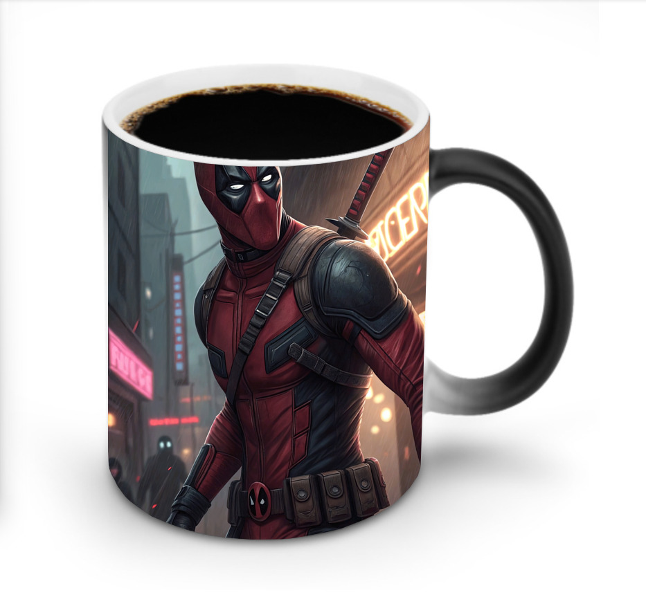 （画像用） Deadpool デッドプール 温度変色マグカップ