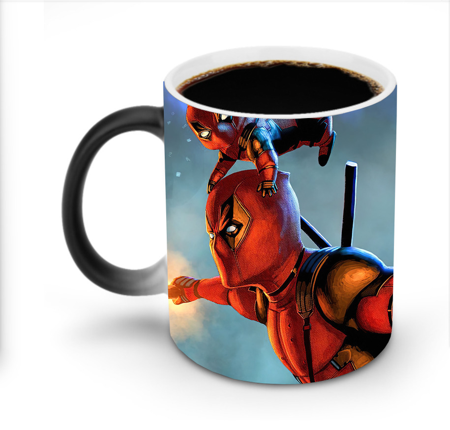 （画像用） Deadpool デッドプール 温度変色マグカップ