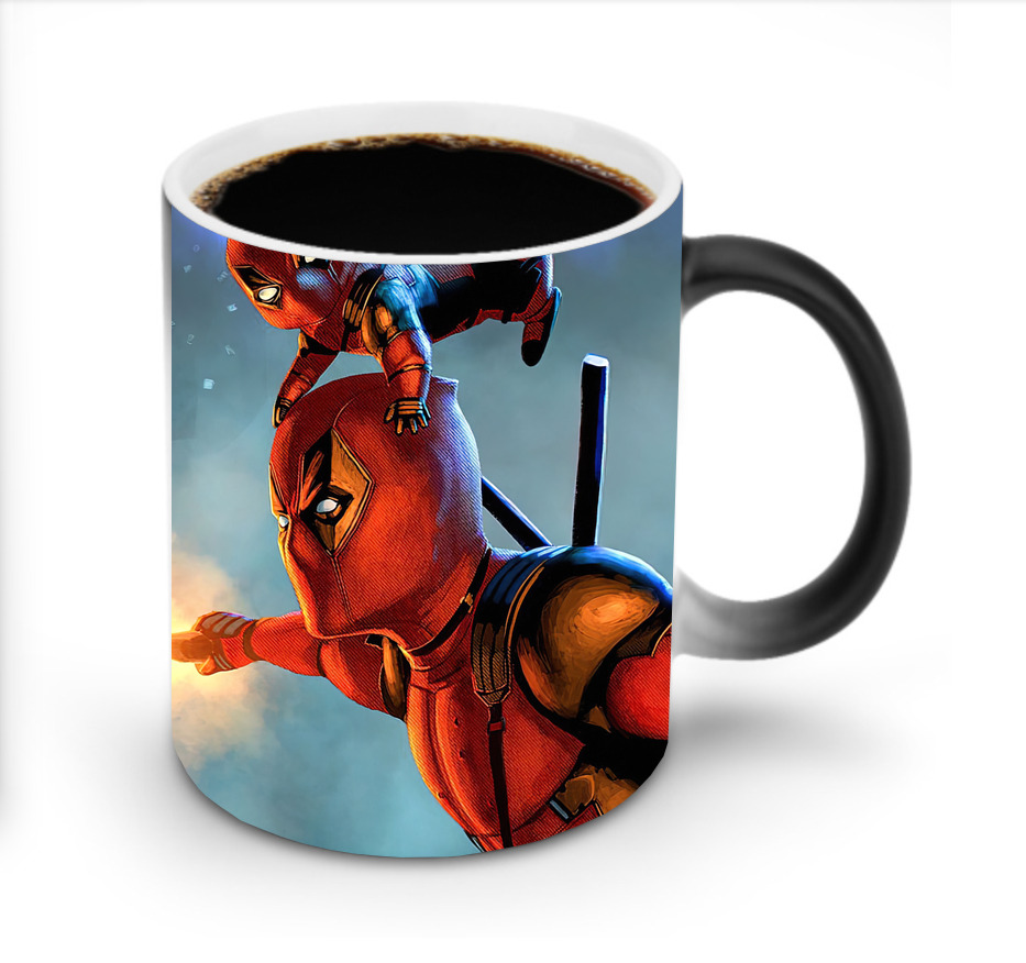 （画像用） Deadpool デッドプール 温度変色マグカップ